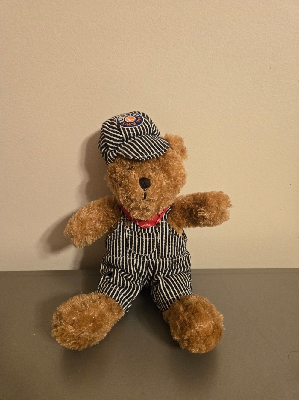 Lionel Bear Conductor Bear Railroad Engineer Bear 12" Plush The Cayre Group